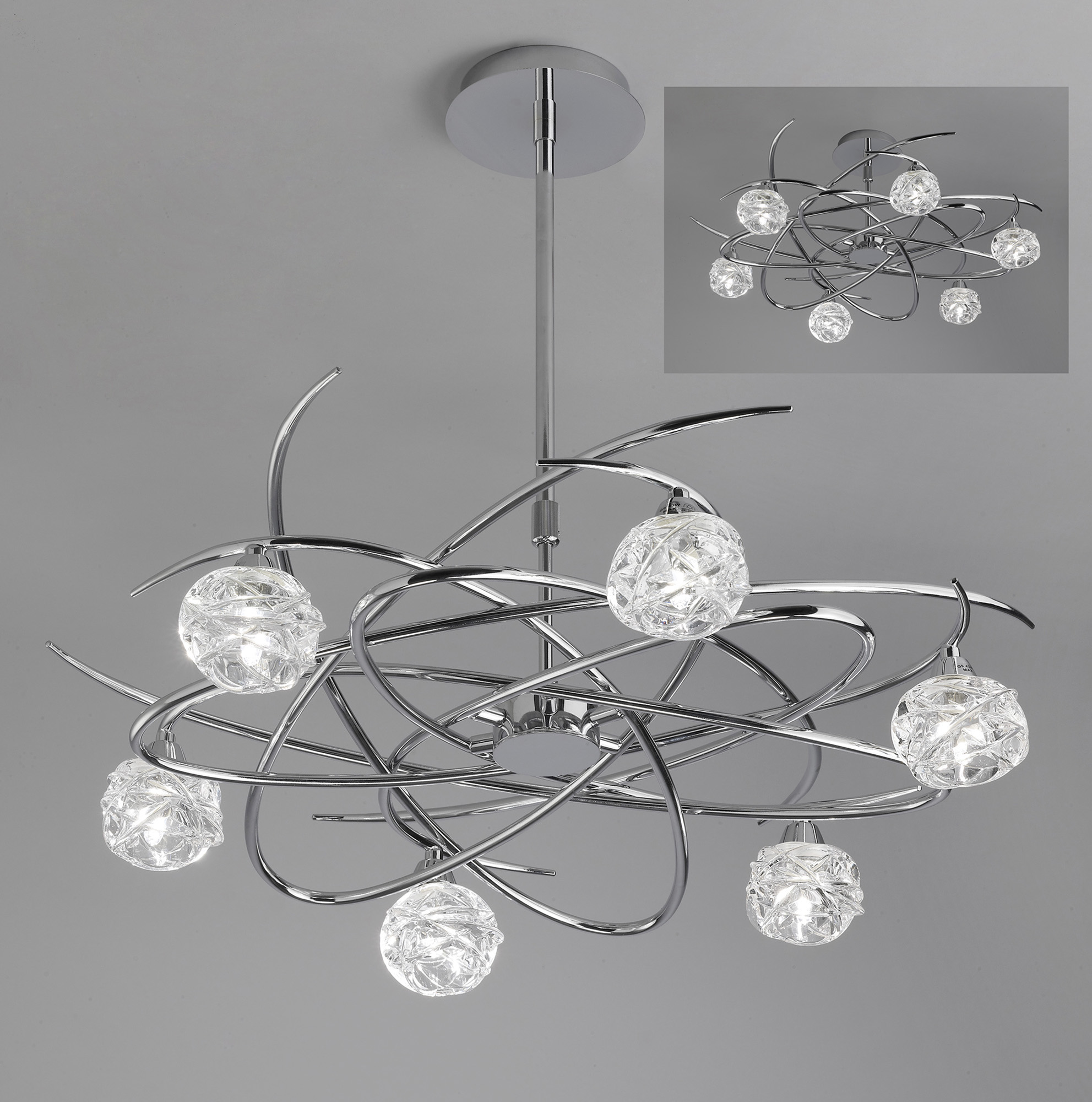 Maremagnum Ceiling Lights Mantra Multi Arm Fittings